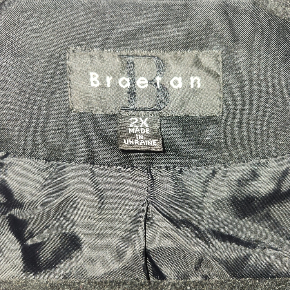 ⭐️Braetan Sleek Black Mid Length Trench Coat for Women XXL⭐️ - Picture 10 of 12